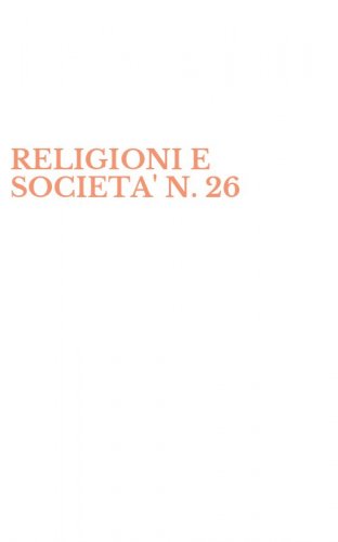 RELIGIONI E SOCIETA' N. 26