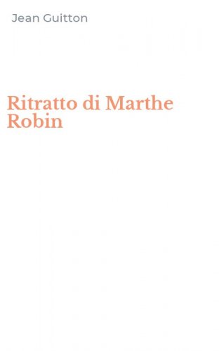 Ritratto di Marthe Robin