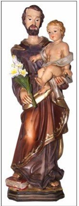 STATUA SAN GIUSEPPE - Altezza 30 cm