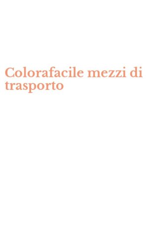 Colorafacile mezzi di trasporto