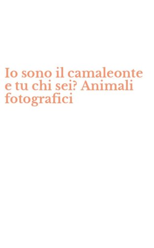 Io sono il camaleonte e tu chi sei? Animali fotografici