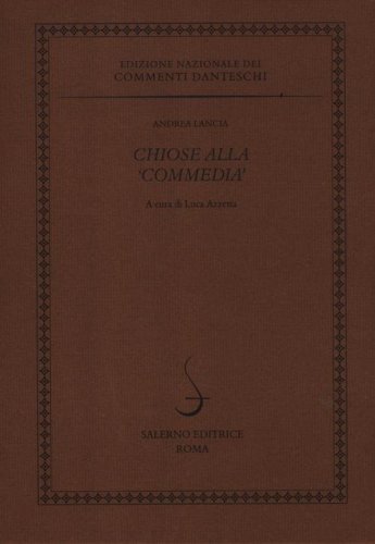 Chiose alla Commedia