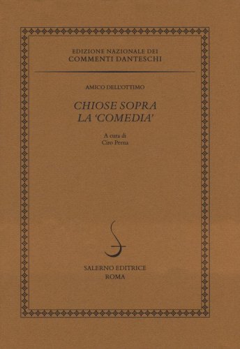 Chiose sopra la &laquo;Comedia&raquo;