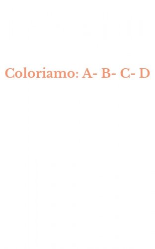 Coloriamo: A-B-C-D