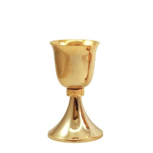 CALICE NODO "UVA" DORATO - Altezza cm 18.