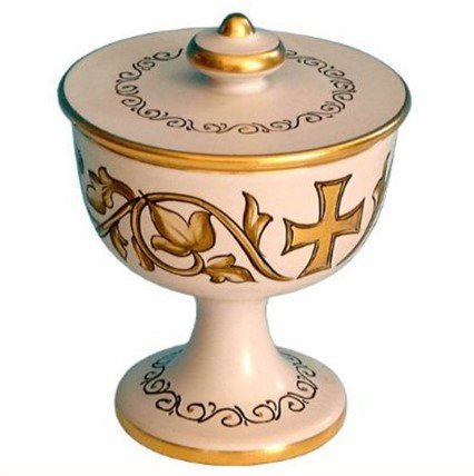 Pisside con coperchio - stile "girali"