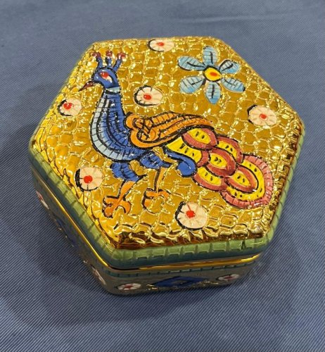 SCATOLA ESAGONALE - Larghezza cm 10.