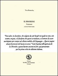 Il disordine. Frammenti. Testo francese a fronte