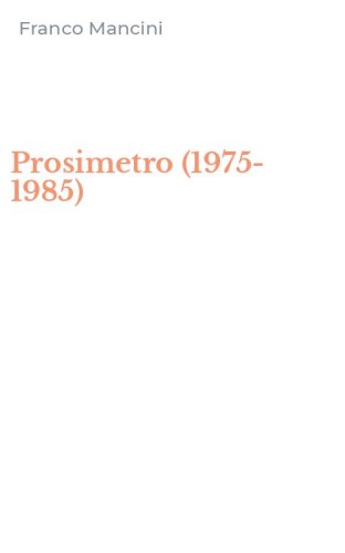 Prosimetro (1975-1985)