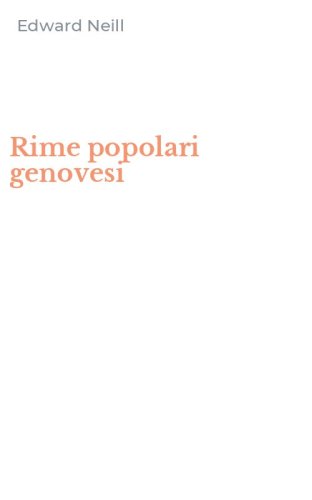 Rime popolari genovesi