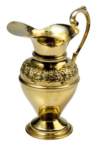 CARAFFA PER L'ACQUA IN OTTONE LUCIDO H16 CM