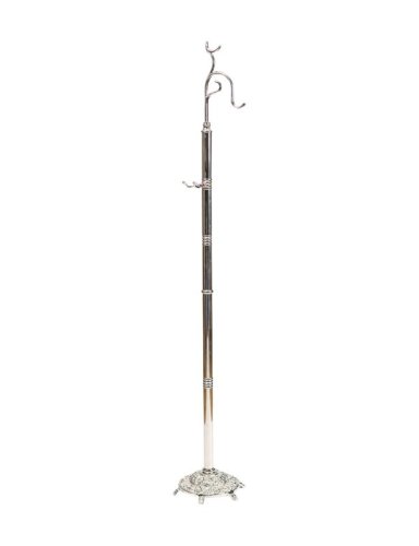 PORTA TURIBOLI PLACCATO NICKEL H147 CM