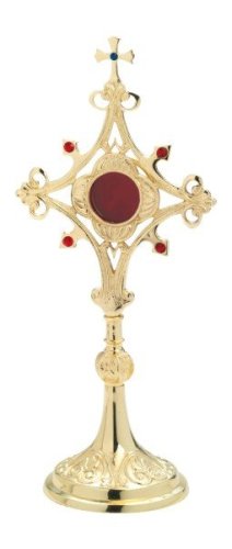 RELIQUIARIO CON PIETRE H. 30 CM