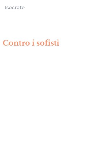 Contro i sofisti