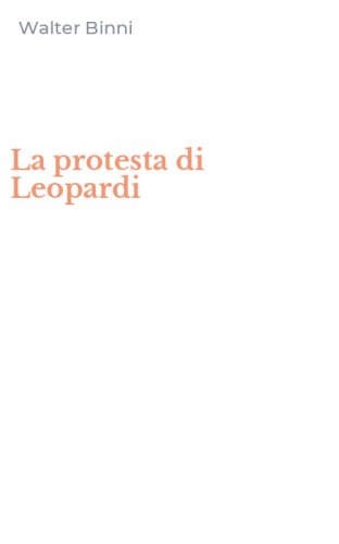 La protesta di Leopardi
