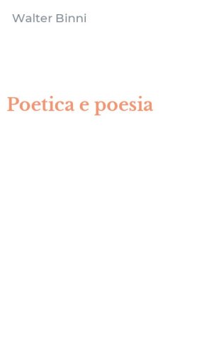 Poetica e poesia