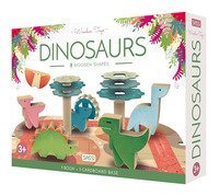 Dinosaurs. Wooden toys
