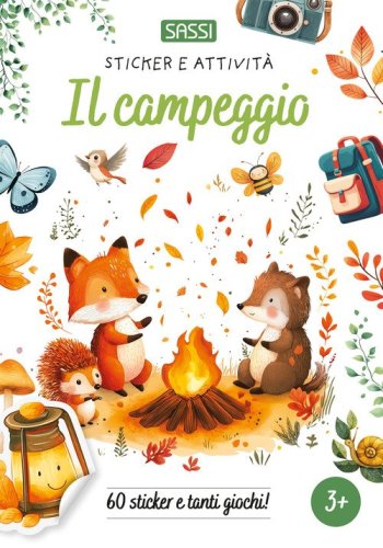 Il campeggio. Sticker e attivit&agrave;