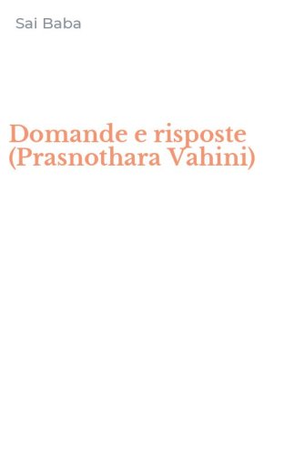 Domande e risposte (Prasnothara Vahini)