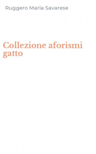 Collezione aforismi gatto