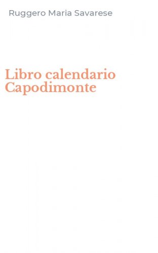 Libro calendario Capodimonte
