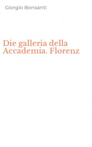Die galleria della Accademia. Florenz