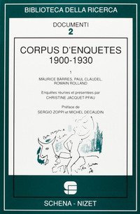 Corpus d'enqu&ecirc;te