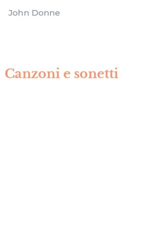 Canzoni e sonetti