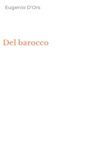 Del barocco