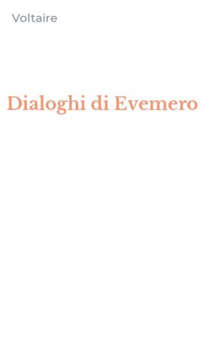 Dialoghi di Evemero