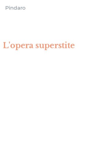 L'opera superstite