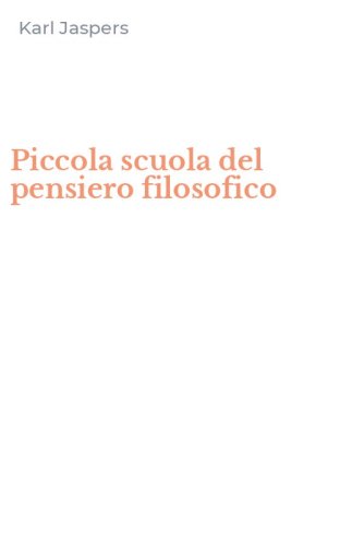 Piccola scuola del pensiero filosofico