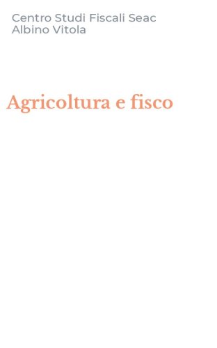 Agricoltura e fisco