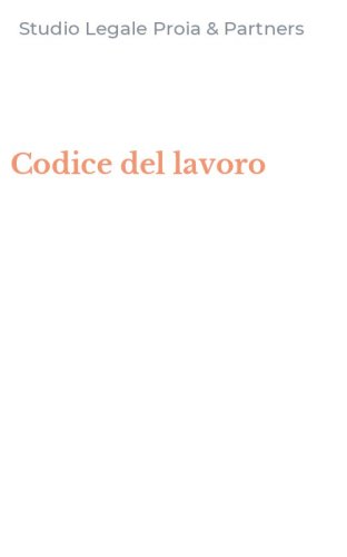 Codice del lavoro