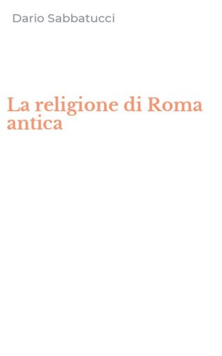 La religione di Roma antica