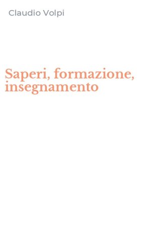 Saperi, formazione, insegnamento