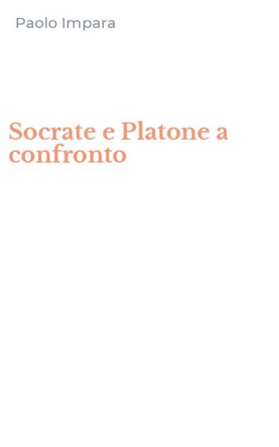 Socrate e Platone a confronto