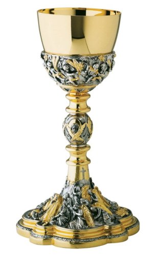 CALICE SEPOLCRO DI GESU' H. 22 - &Oslash; COPPA 9 CM