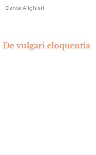De vulgari eloquentia