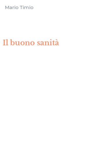 Il buono sanit&agrave;