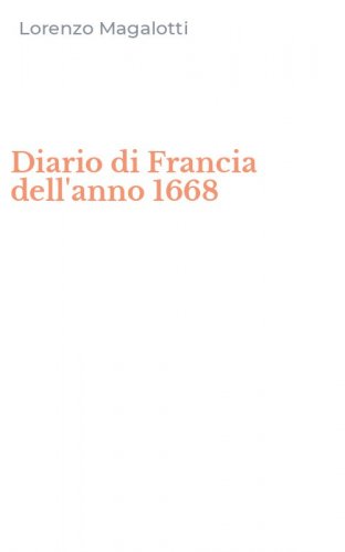 Diario di Francia dell'anno 1668