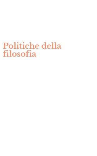 Politiche della filosofia