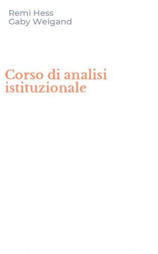 Corso di analisi istituzionale