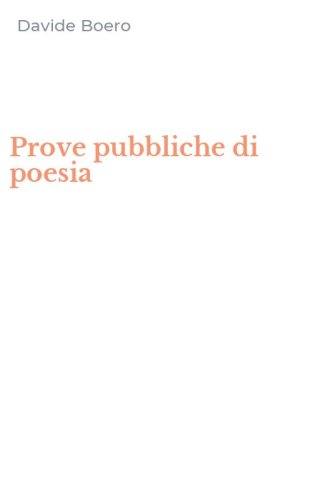 Prove pubbliche di poesia