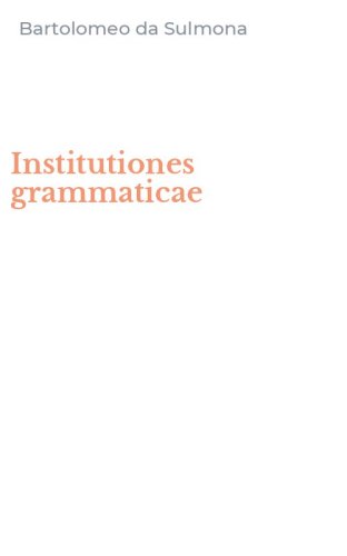 Institutiones grammaticae