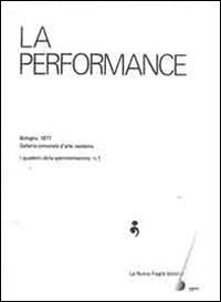 La performance. I quaderni della sperimentazione. Specimen