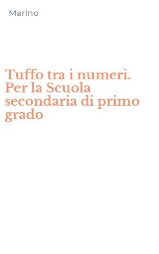 Tuffo tra i numeri. Per la Scuola secondaria di primo grado
