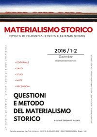 Materialismo storico. Rivista di filosofia, storia e scienze umane
