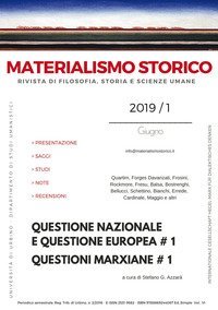 Materialismo storico. Rivista di filosofia, storia e scienze umane