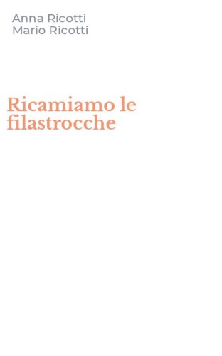 Ricamiamo le filastrocche